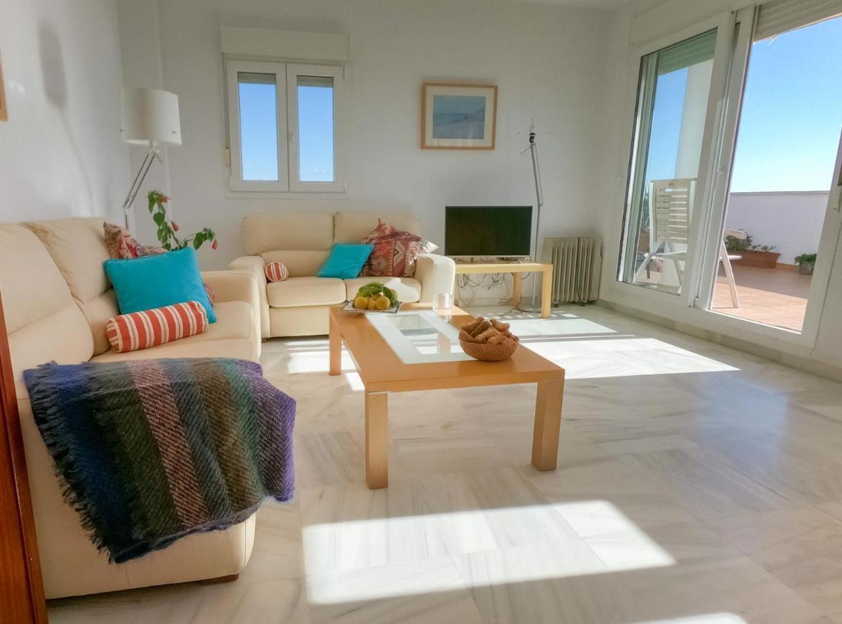 Terraza Trafalgar Apartamento Tipo Penthouse Con Enorme Terraza Y Vistas Al Mar コニル・デ・ラ・フロンテラ エクステリア 写真